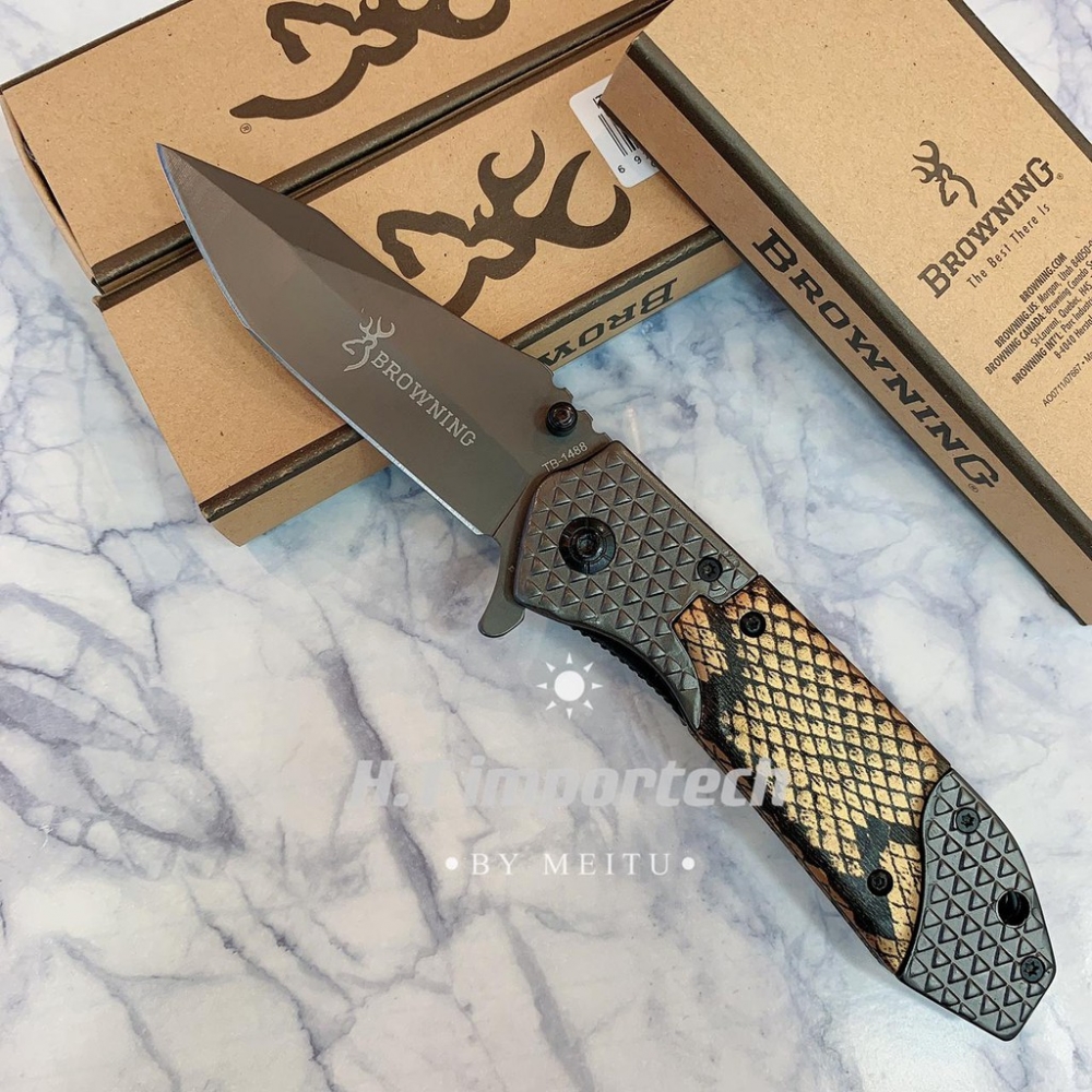Canivete Tático Militar Semi Automatico 1488