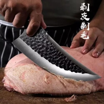 Faca Cutelo Fulltang Aço Manganês,chef,japonês,+bainha Nylon 1238 32CM