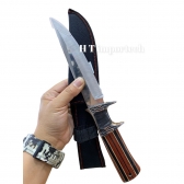 Faca Artesanal Churrasco Pesca Campings Aço Inox Bainha 7013