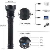Super Lanterna Led T9 P70 Recarregavel Lua Tek 98.000w