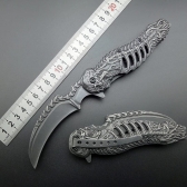 Canivete Caveira Stonewash Semi automatico c/ clip TC 01