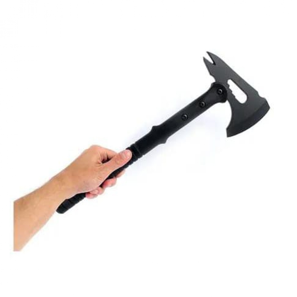 Machado Bushcraft Picareta Dupla Tático Bainha P/ Cinto MK1006