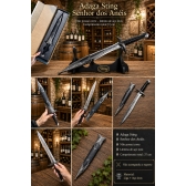 Adaga Sting Senhor Dos Anéis Ferroada Hobbit Com Bainha 37cm