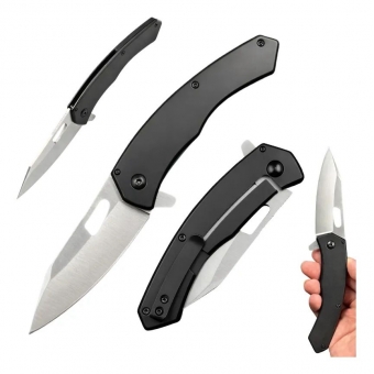 Canivete Inox Black Silver C Clip 999B