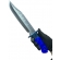Faca Fulltang Inox Cabo Resina Com Cobre Em Relevo A261