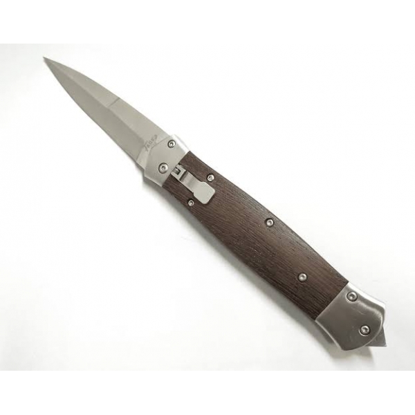 Canivete Automático Stiletto Italiano Mafia Saque Rapido F125