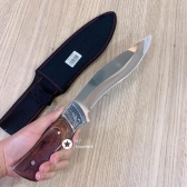 Faca De Caça Pesca Churrasco Luxo Fulltang Inox Scorpion 1532