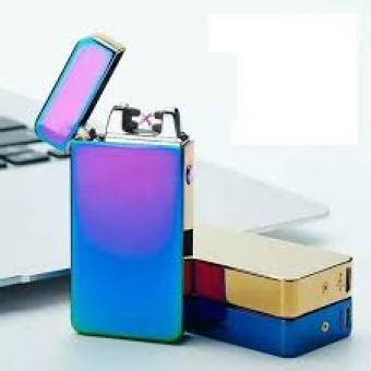 ACENDEDOR ELETRICO  DE PLASMA DUPLO RECARREGAVEL USB