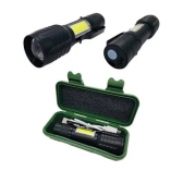 Lanterna Mini Led Cree Police Tatica Recarregável Zoom Forte