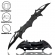 Canivete Duplo Morcego  32cm em Aço 50045