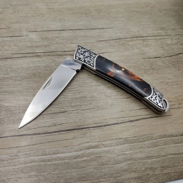 Canivete Britânica EDC  alça de resina, bolso, requintado 1594