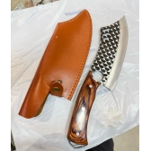 Cutelo Forjado Rustico Para Churrasco Desossa Carne + Bainha 2149