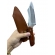 Faca  Mini  Cutelo Artesanal Rustico Com Bainha Churrasco Pesca Desossar Carne BW 7247
