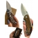 Canivete madeira manual com clip e abridor AF16