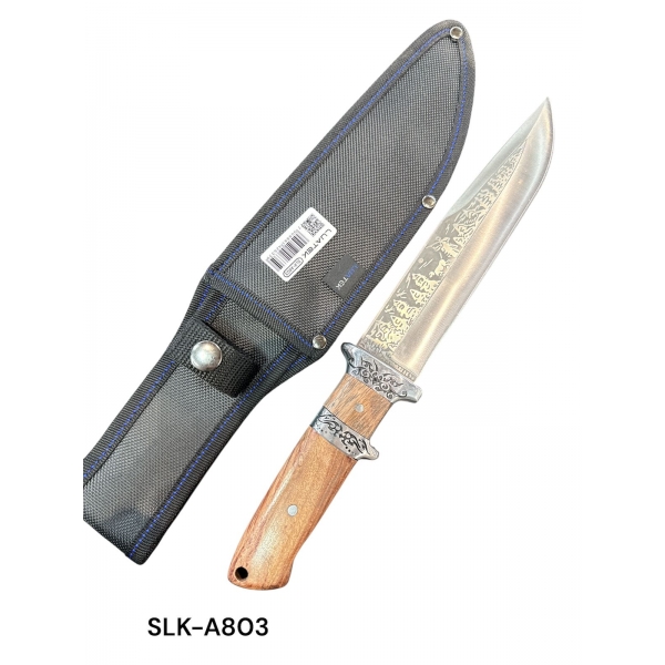 faca luxo churrasco lamina desenhada  SLK-A803