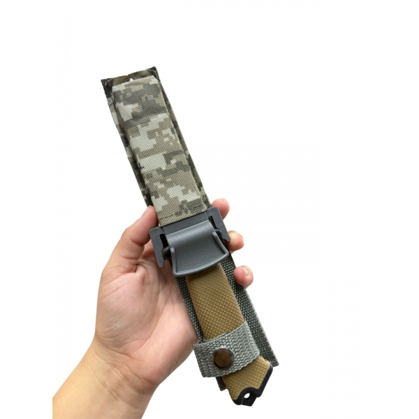 Faca Tatica Bainha Rigida Camuflada DJ243