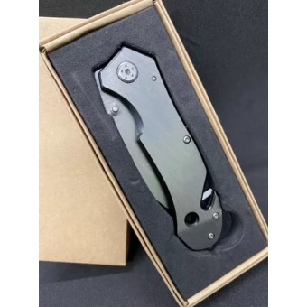 Canivete Prata Tática Kinja X008 Aço Inox De Bolso C/trava