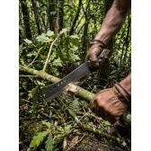 Facão Machete Full Tang Sobrevivência + Bainha Couro 1891