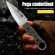Mini Faca Russa Fulltang 440c ,defesa, Bainha Secure FP-03