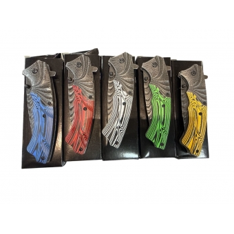 Canivete Black Color cyl-96 CABO G10 FIBRA DE VIDRO