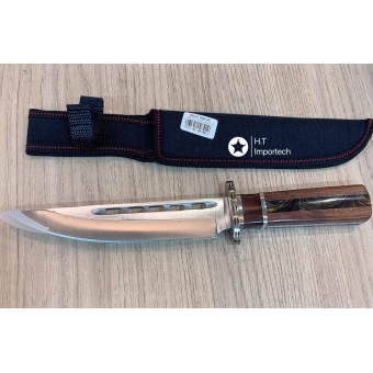 Faca Caça Camping Pesca Churrasco C/ Bainha 1023