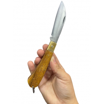 Canivete Pica Fumo Cabo Madeira Agro Manual CYL-59