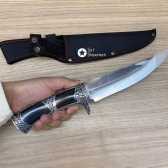 Faca De Caça Pesca Churrasco Luxo Fulltang Inox  1041