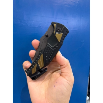 Canivete Gold Black Sobrevivência Titânio Rk19761 1709