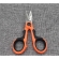Tesoura De Cabista P/ Corte De Kevlar De Fibra Optica Pesca Corta Tudo Laranja Ws-6504 - cor