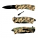 Canivete Camuflado Com Quebra Vidro E Pederneira Caça Pesca D02
