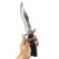Faca Churrasco Artesanal Full Tang Afiada Bainha SA89 sa106
