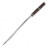 Facão Nepalês Kukri 5mm Dorso Fulltang Caça,com Bainha Couro  SLK-YX07