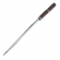 Facão Nepalês Kukri 5mm Dorso Fulltang Caça,com Bainha Couro  SLK-YX07