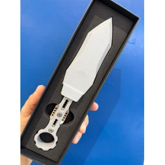 Faca Tática Compacta Punhal em Aço Inox com Bainha  LK D202