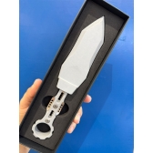Faca Tática Compacta Punhal em Aço Inox com Bainha  LK D202