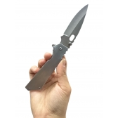 canivete inox semi automatico com clip 888M