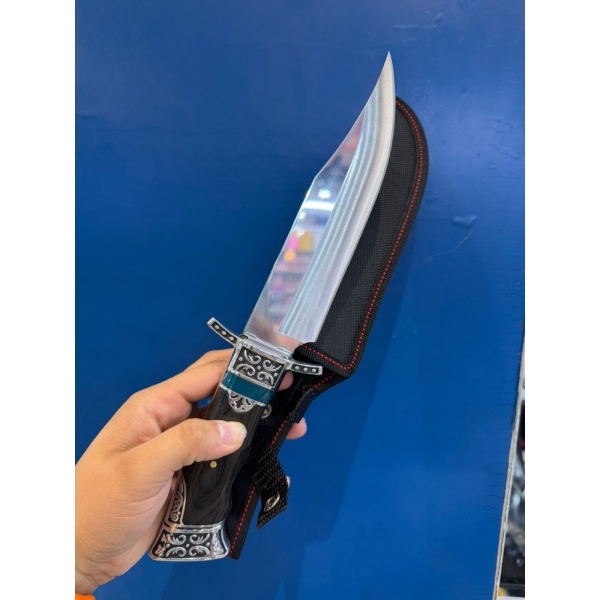 Faca Luxo Churrasco Com Detalhe resina 1904