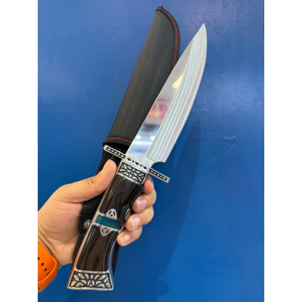 Faca Luxo Churrasco Com Detalhe resina 1905