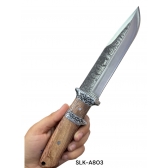 faca luxo churrasco lamina desenhada  SLK-A803