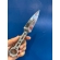 Faca Tática Compacta Punhal em Aço Inox com Bainha  LK D202