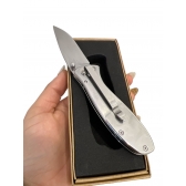 CANIVETE INOX ESCOVADO MANUAL COM CLIP CYL-62