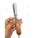 Canivete Araguari  Manual cabo madeira Lamina aço inox  Pica Fumo  cavagadas pescarias ou uso cotidiano  X012
