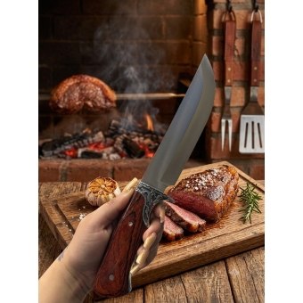 FACA CHURRASCO CERVO MK-1556A