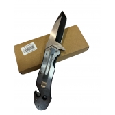 Canivete Prata Tática Kinja SEMI AUTOMATICO  Aço Inox De Bolso C/trava CYL-57