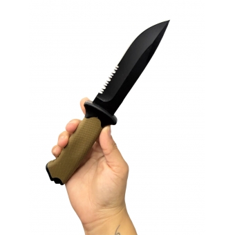 Faca Tatica Bainha Rigida Camuflada DJ243