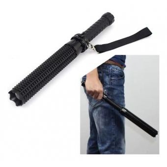 Lanterna Led Tática Bastão Retrátil Autodefesa Recarregável KA-6430