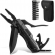 Canivete Alicate Tático Multifuncional 5 em 1 + Kit 9 Bits WSOM Outdoor
