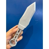 Faca Tática Compacta Punhal em Aço Inox com Bainha  LK D202