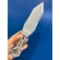 Faca Tática Compacta Punhal em Aço Inox com Bainha  LK D202