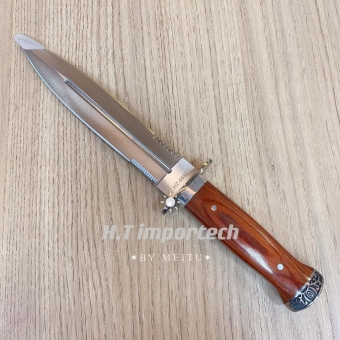 Faca de Caça Pesca Churrasco Luxo Fulltang Inox 0931